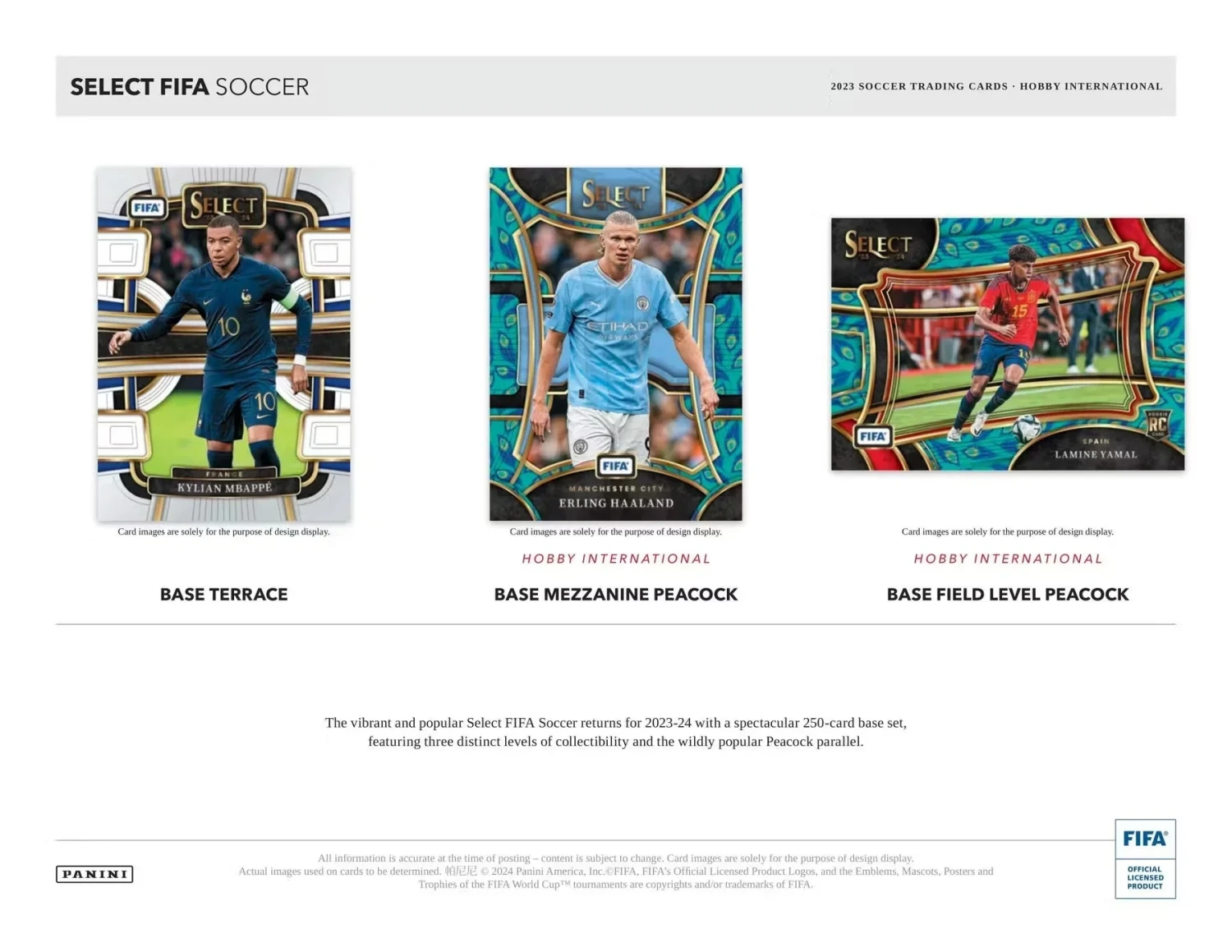 Panini - 2023/24 Select FIFA Football (Soccer) - International Hobby Box(Panini 2023 24 Select Fifa Football Soccer International Hobby Box) 3 Panini - 2023/24 Select FIFA Football (Soccer) - International Hobby Box(Panini 2023 24 Select Fifa Football Soccer International Hobby Box) - Image 3