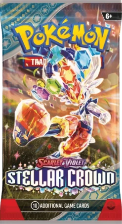 Pokemon TCG - Scarlet & Violet - Stellar Crown - 3-Pack Blister - Tinkaton(Pokemon Tcg Scarlet Violet Stellar Crown 3 Pack Blister Tinkaton) -The Card Vault Store image3 26be0560 6141 4563 9fc8 d4774dbe308f