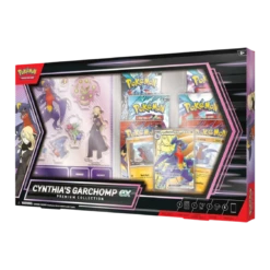 Pokemon TCG - Scarlet & Violet - Cynthia’s Garchomp EX Premium Collection Box(Pokemon Tcg Scarlet Violet Cynthia S Garchomp Ex Premium Collection Box) -The Card Vault Store image3 37f6d01a 0622 4e4d b877 d2b53f73e22f