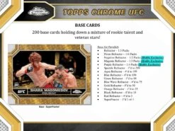 Topps - 2024 Chrome UFC - Hobby Box(Topps 2024 Chrome Ufc Hobby Box) -The Card Vault Store image3 55263689 a6c9 446e a8cc 1b43380b7af7