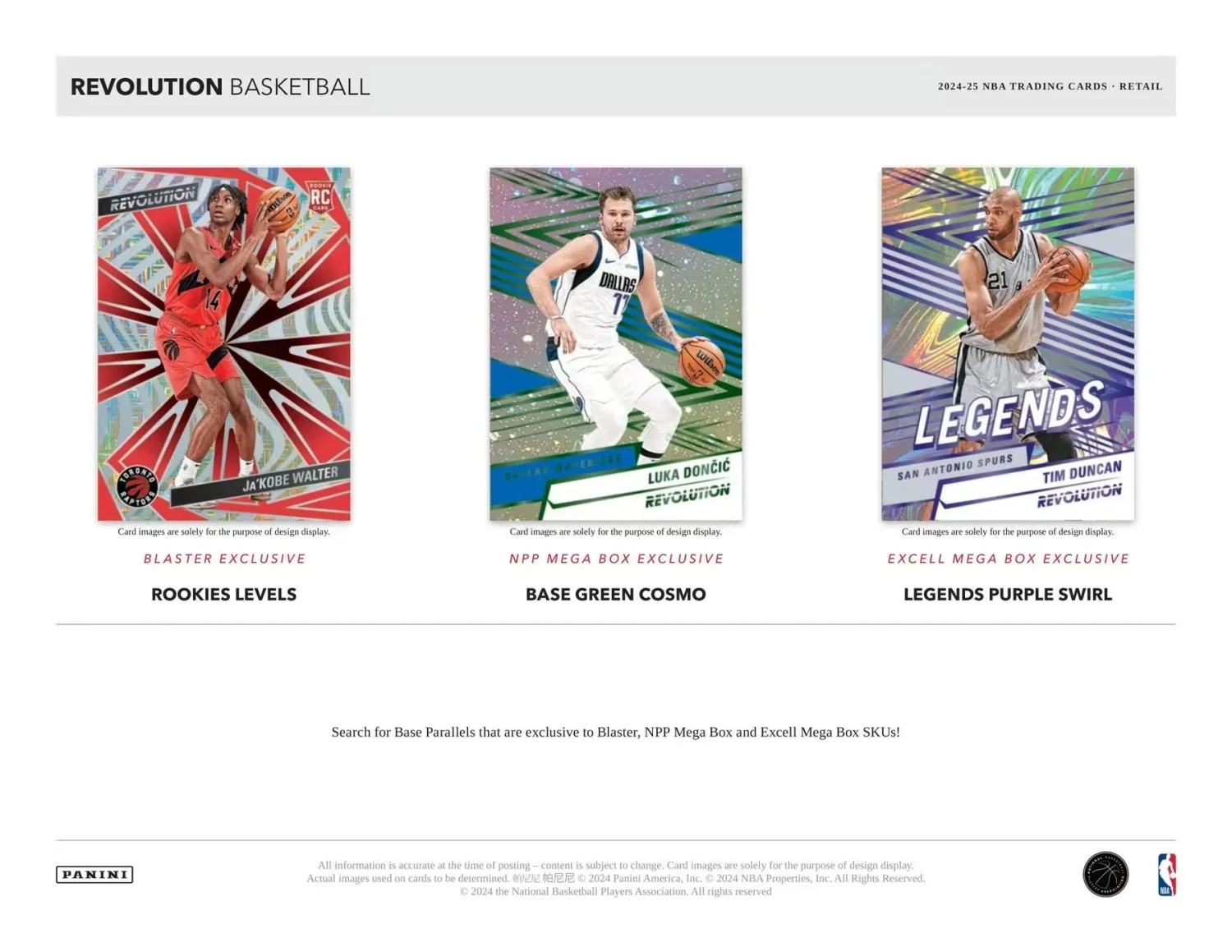 Panini - 2024/25 Revolution Basketball (NBA) - Mega Box(Panini 2024 25 Revolution Basketball Nba Mega Box) 3 Panini - 2024/25 Revolution Basketball (NBA) - Mega Box(Panini 2024 25 Revolution Basketball Nba Mega Box) - Image 3