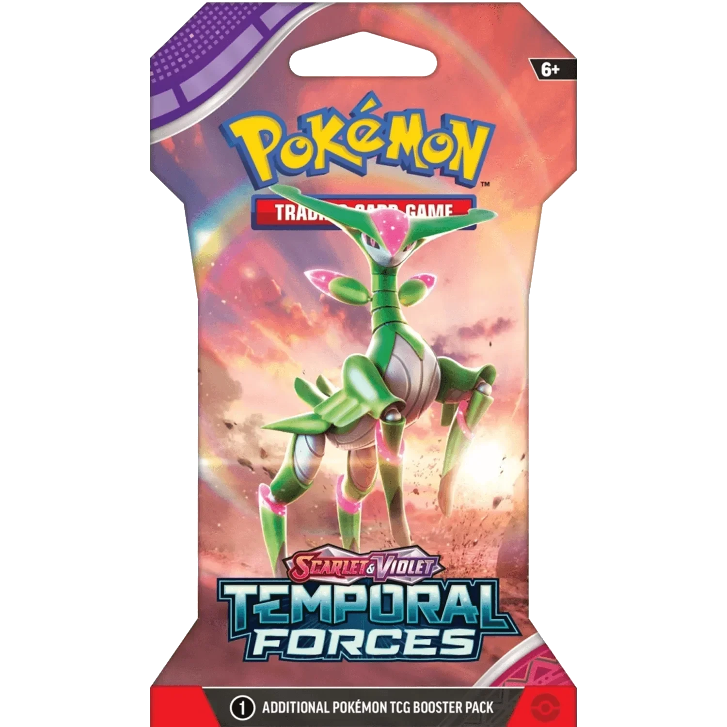 Pokemon TCG - Scarlet & Violet - Temporal Forces - Sleeved Booster Pack(Pokemon Tcg Scarlet Violet Temporal Forces Sleeved Booster Pack) 2 Pokemon TCG - Scarlet & Violet - Temporal Forces - Sleeved Booster Pack(Pokemon Tcg Scarlet Violet Temporal Forces Sleeved Booster Pack) - Image 2