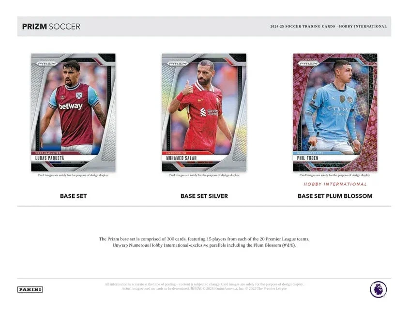 Panini - 2024/25 Prizm Premier League Football (Soccer) - International Hobby Box(Panini 2024 25 Prizm Premier League Football Soccer International Hobby Box) 5 Panini - 2024/25 Prizm Premier League Football (Soccer) - International Hobby Box(Panini 2024 25 Prizm Premier League Football Soccer International Hobby Box) - Image 5
