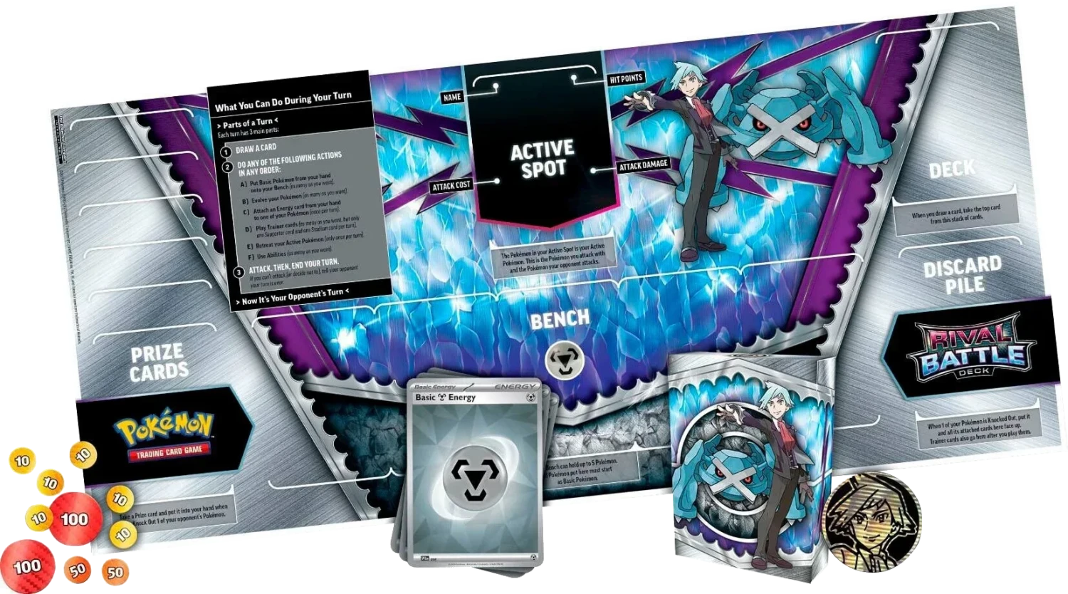 Pokemon TCG - Scarlet & Violet - Rival Battle Deck - Steven(Pokemon Tcg Scarlet Violet Rival Battle Deck Steven) 4 Pokemon TCG - Scarlet & Violet - Rival Battle Deck - Steven(Pokemon Tcg Scarlet Violet Rival Battle Deck Steven) - Image 4
