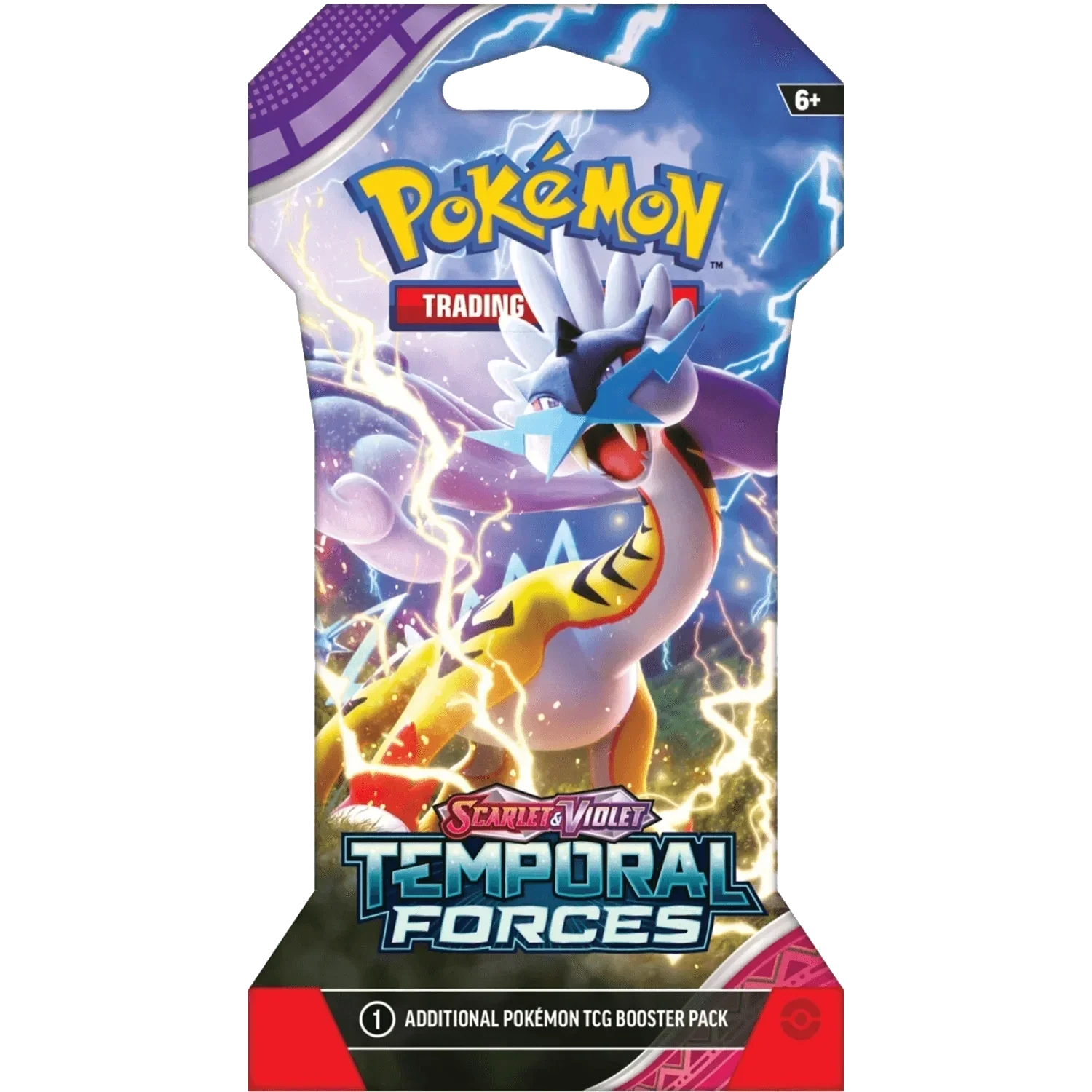 Pokemon TCG - Scarlet & Violet - Temporal Forces - Sleeved Booster Pack(Pokemon Tcg Scarlet Violet Temporal Forces Sleeved Booster Pack) 5 Pokemon TCG - Scarlet & Violet - Temporal Forces - Sleeved Booster Pack(Pokemon Tcg Scarlet Violet Temporal Forces Sleeved Booster Pack) - Image 5
