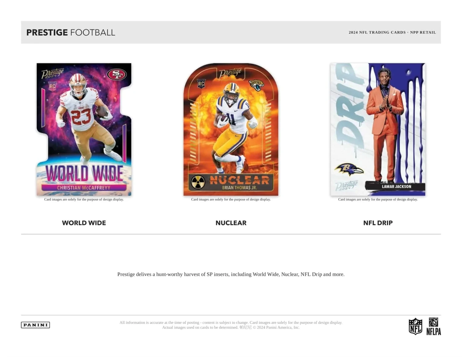 Panini - 2024 Prestige American Football (NFL) - Retail Box(Panini 2024 Prestige American Football Nfl Retail Box) 4 Panini - 2024 Prestige American Football (NFL) - Retail Box(Panini 2024 Prestige American Football Nfl Retail Box) - Image 4