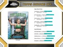 Topps - 2024 Chrome UFC - Hobby Box(Topps 2024 Chrome Ufc Hobby Box) -The Card Vault Store image5