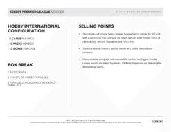 Panini - 2023/24 Select Premier League Football (Soccer) - International Hobby Box(Panini 2023 24 Select Premier League Football Soccer International Hobby Box) 9 Panini - 2023/24 Select Premier League Football (Soccer) - International Hobby Box(Panini 2023 24 Select Premier League Football Soccer International Hobby Box) -The Card Vault Store image5 8ff16397 b4e1 40f5 8840 3d46ff557307