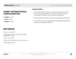 Panini - 2023/24 Impeccable Football (Soccer) - International Hobby Box(Panini 2023 24 Impeccable Football Soccer International Hobby Box) -The Card Vault Store image5 c0128033 017a 4b47 9405 b2486fd7c0a8