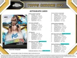 Topps - 2024 Chrome UFC - Hobby Box(Topps 2024 Chrome Ufc Hobby Box) -The Card Vault Store image6