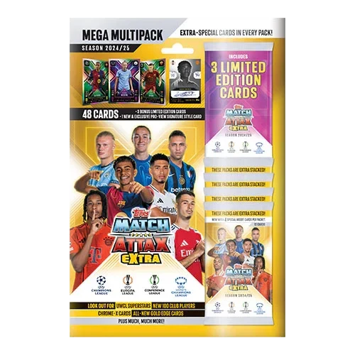 Topps - Match Attax Extra 2025 Football (Soccer) - Multipack(Topps Match Attax Extra 2025 Football Soccer Multipack) 1 Topps - Match Attax Extra 2025 Football (Soccer) - Multipack(Topps Match Attax Extra 2025 Football Soccer Multipack)