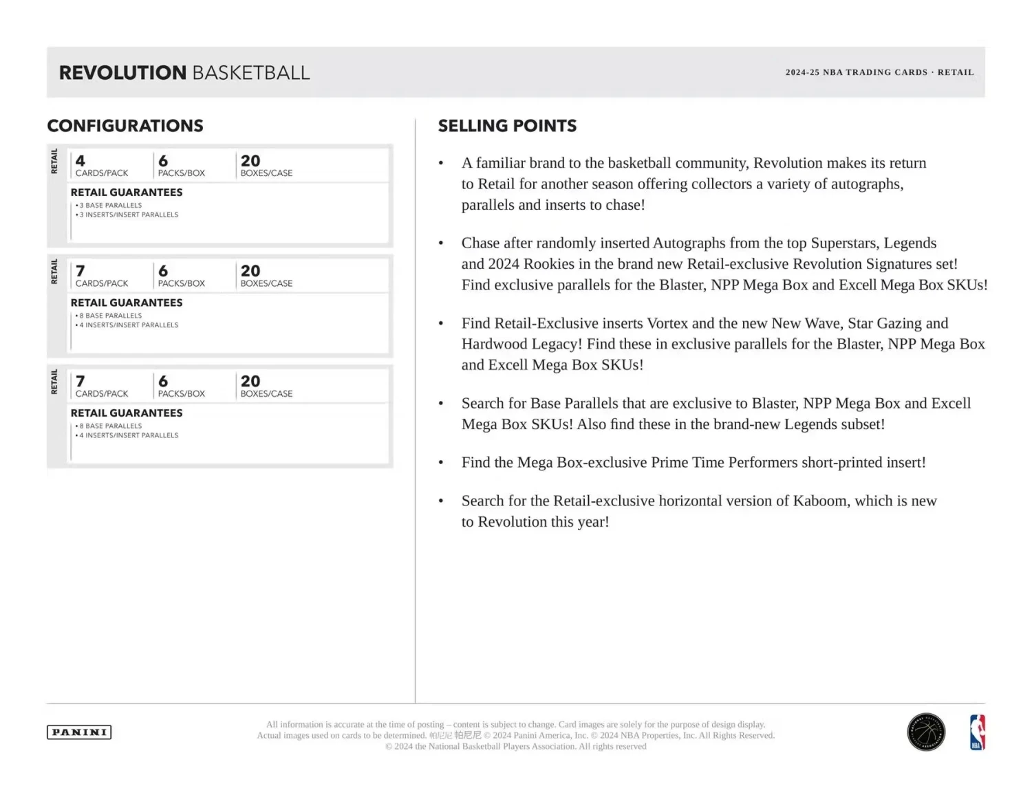Panini - 2024/25 Revolution Basketball (NBA) - Blaster Box(Panini 2024 25 Revolution Basketball Nba Blaster Box) 6 Panini - 2024/25 Revolution Basketball (NBA) - Blaster Box(Panini 2024 25 Revolution Basketball Nba Blaster Box) - Image 6