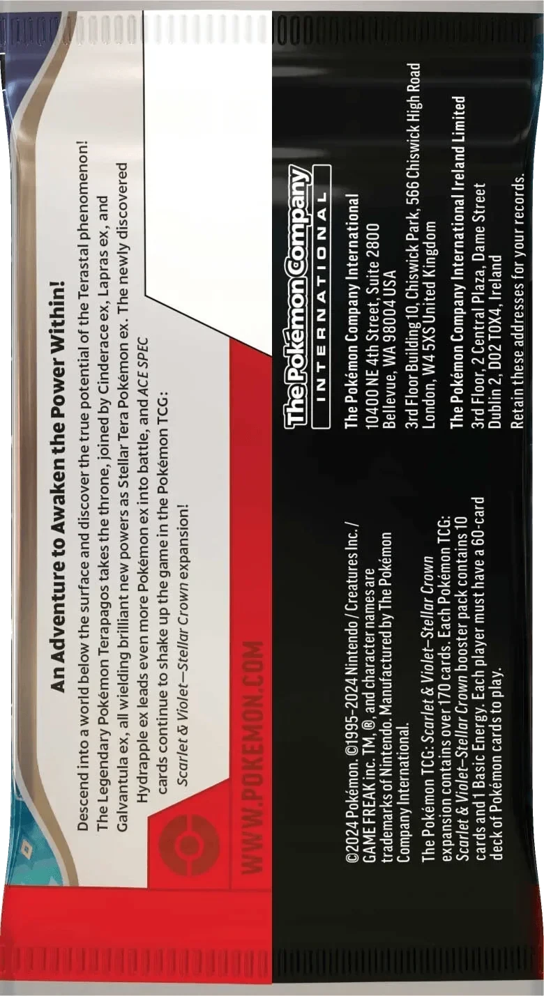 Pokemon TCG - Scarlet & Violet - Stellar Crown - Premium Checklane Blister - Horsea(Pokemon Tcg Scarlet Violet Stellar Crown Checklane Blister Horsea) 7 Pokemon TCG - Scarlet & Violet - Stellar Crown - Premium Checklane Blister - Horsea(Pokemon Tcg Scarlet Violet Stellar Crown Checklane Blister Horsea) - Image 7