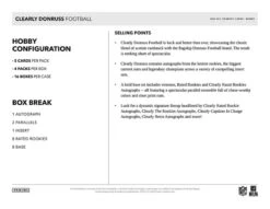 Panini - 2024 Clearly Donruss American Football (NFL) - Hobby Box(Panini 2024 Clearly Donruss American Football Nfl Hobby Box) -The Card Vault Store image 3
