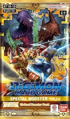 Digimon Card Game - Special Booster Ver. 2.0 (BT18-19) - Booster Pack(Digimon Card Game Special Booster Ver 2 0 Bt18 19 Booster Pack)
