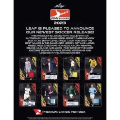 Leaf Trading Cards - 2023 Leaf GOAL!! Football (Soccer) - Hobby Box(Leaf Trading Cards 2023 Leaf Goal Football Soccer Hobby Box)