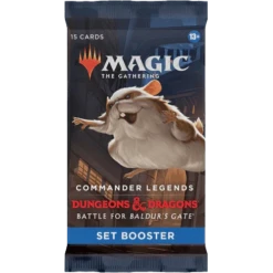 Magic: The Gathering - Commander Legends: Battle For Baldur's Gate Set Booster Pack(Magic The Gathering Commander Legends Battle For Baldurs Gate Set Booster Pack)