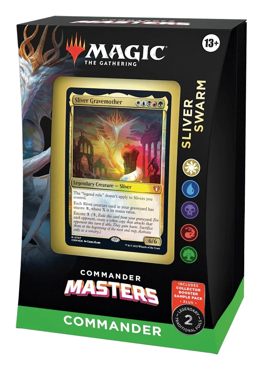 Magic: The Gathering - Commander Masters Commander Deck - Sliver Swarm(Magic The Gathering Commander Masters Commander Deck Silver Swarm) 1 Magic: The Gathering - Commander Masters Commander Deck - Sliver Swarm(Magic The Gathering Commander Masters Commander Deck Silver Swarm)