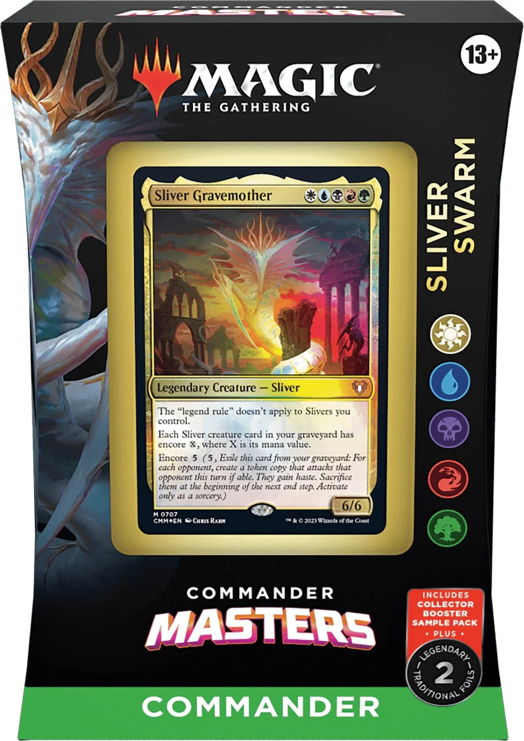 Magic: The Gathering - Commander Masters Commander Deck - Sliver Swarm(Magic The Gathering Commander Masters Commander Deck Silver Swarm) 2 Magic: The Gathering - Commander Masters Commander Deck - Sliver Swarm(Magic The Gathering Commander Masters Commander Deck Silver Swarm) - Image 2