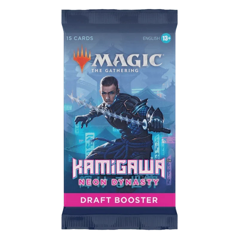 Magic: The Gathering - Kamigawa: Neon Dynasty Draft Booster Pack(Magic The Gathering Kamigawa Neon Dynasty Draft Booster Pack) 1 Magic: The Gathering - Kamigawa: Neon Dynasty Draft Booster Pack(Magic The Gathering Kamigawa Neon Dynasty Draft Booster Pack)