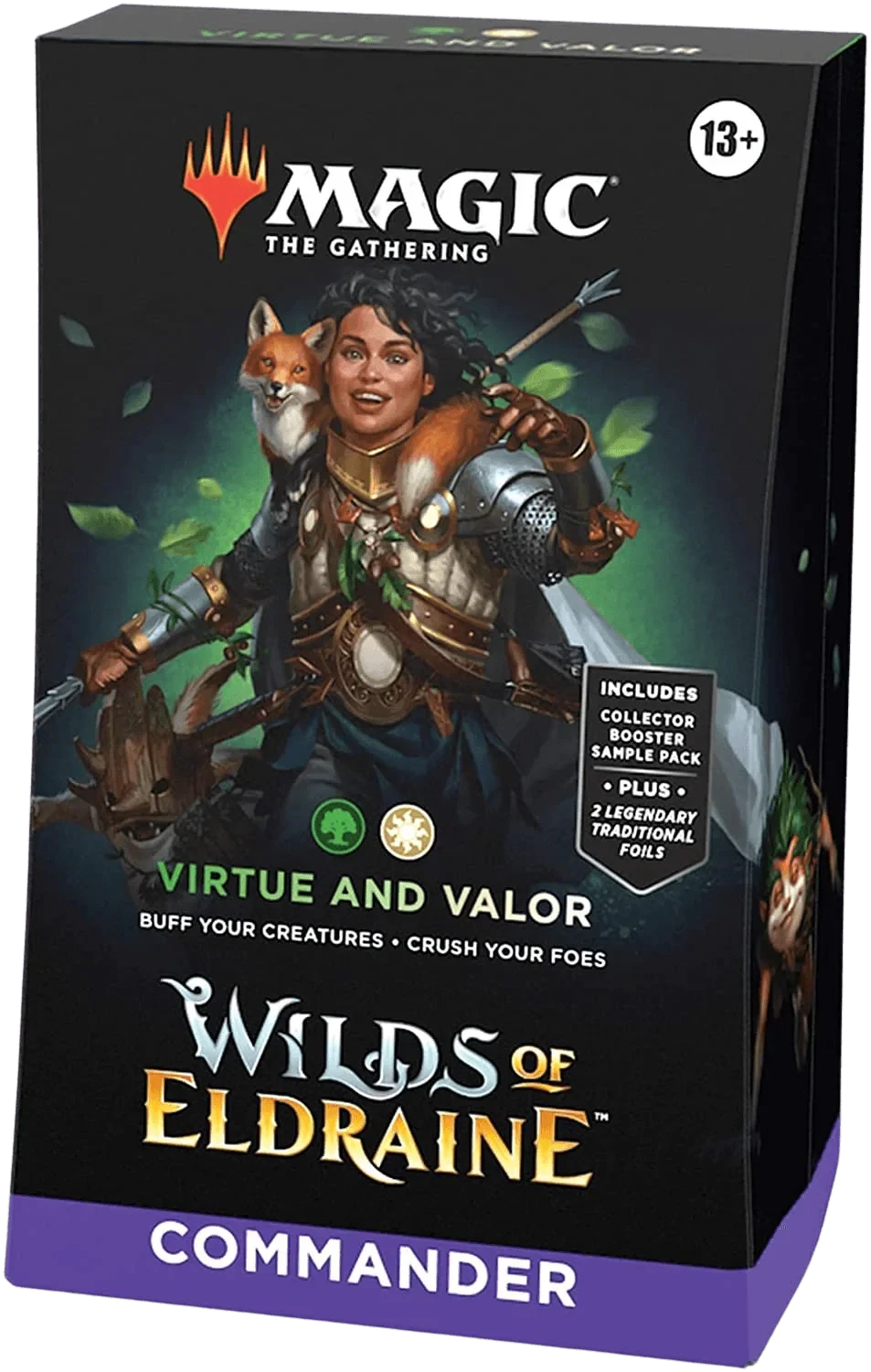 Magic: The Gathering - Wilds Of Eldraine - Commander Deck - Virtue And Valor(Magic The Gathering Wilds Of Eldraine Commander Deck Virtue And Valor) 1 Magic: The Gathering - Wilds Of Eldraine - Commander Deck - Virtue And Valor(Magic The Gathering Wilds Of Eldraine Commander Deck Virtue And Valor)