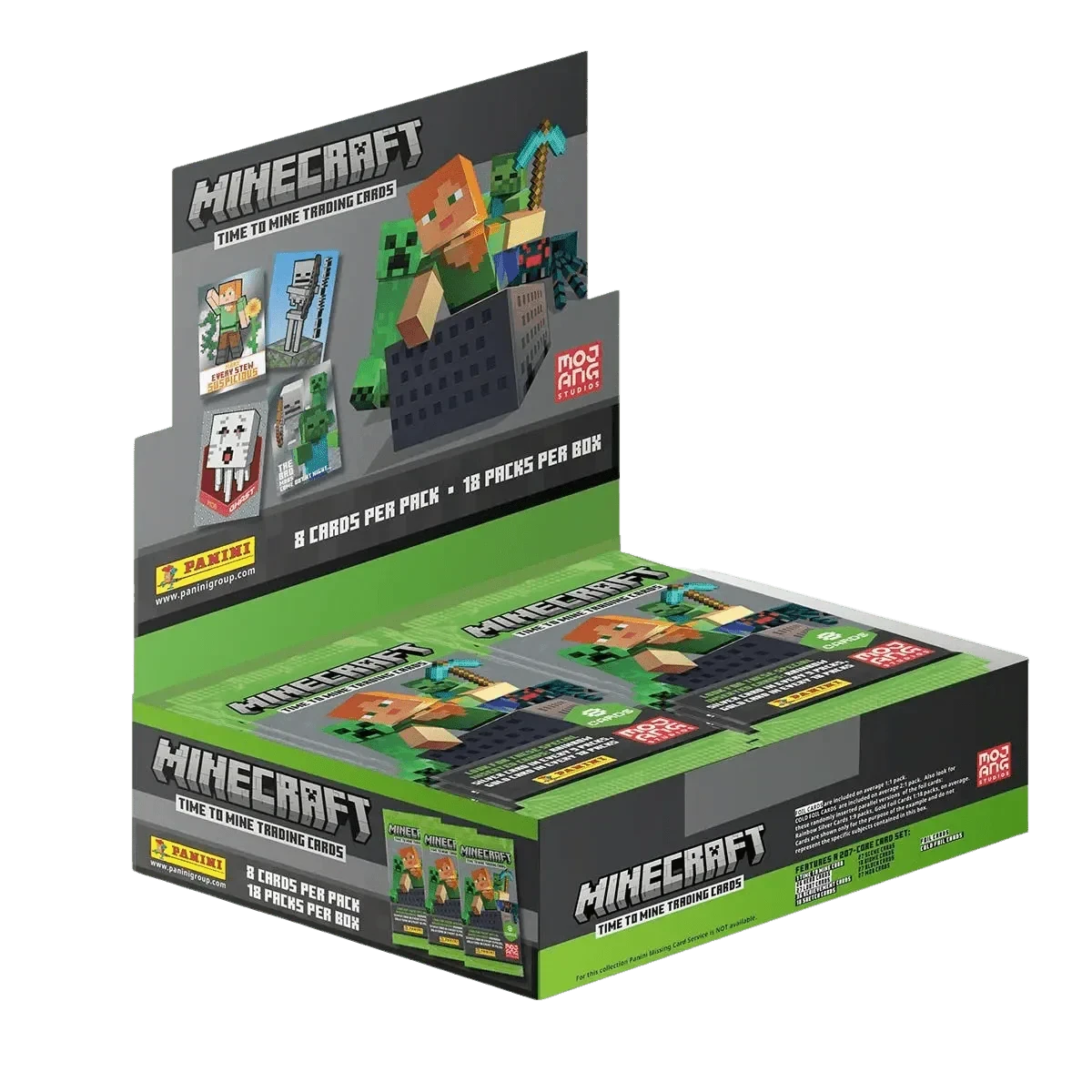 Panini Minecraft TCG - Time To Mine Booster Box (18 Packs)(Minecraft Tcg Time To Mine Booster Box 18 Packs) 1 Panini Minecraft TCG - Time To Mine Booster Box (18 Packs)(Minecraft Tcg Time To Mine Booster Box 18 Packs)