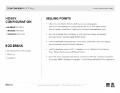 Panini - 2021 Contenders American Football (NFL) - Hobby Box(Panini 2021 Contenders American Football Nfl Hobby Box) -The Card Vault Store panini 2021 contenders american football nfl hobby box the card vault 6