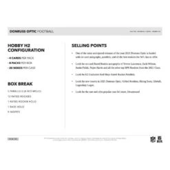 Panini - 2021 Donruss Optic American Football (NFL) - Hybrid Box(Panini 2021 Donruss Optic American Football Nfl Hybrid Box) -The Card Vault Store panini 2021 donruss optic american football nfl hybrid box the card vault 5