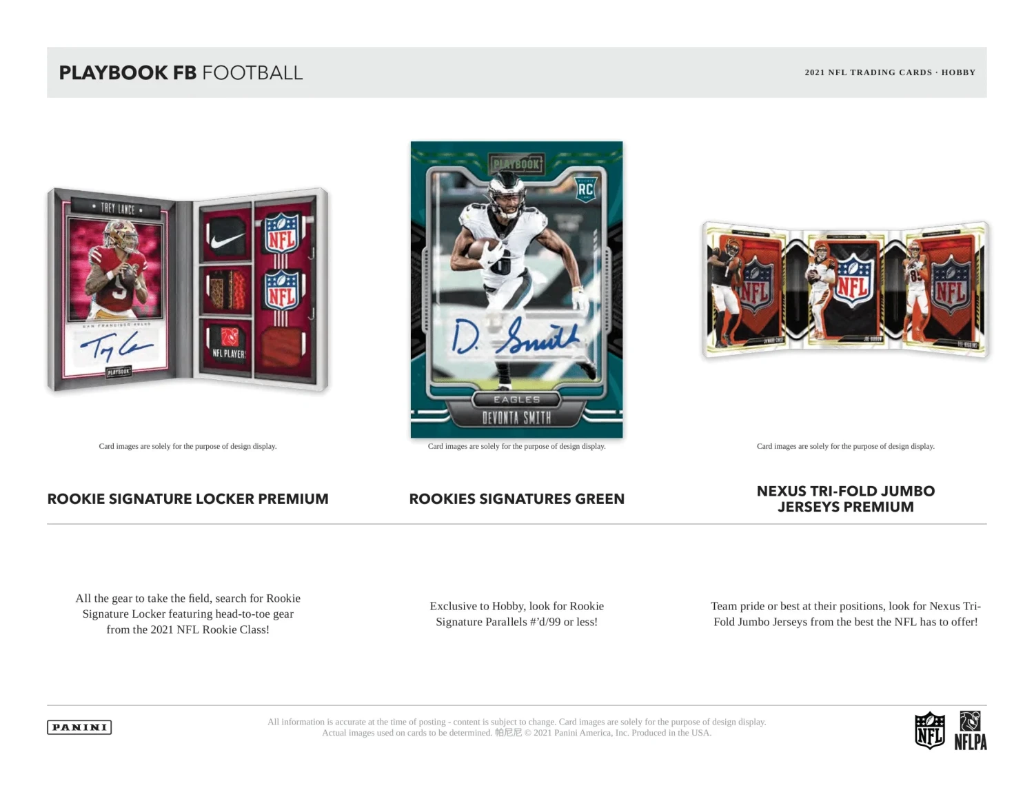 Panini - 2021 Playbook American Football (NFL) - Hobby Box(Panini 2021 Playbook American Football Nfl Hobby Box) 4 Panini - 2021 Playbook American Football (NFL) - Hobby Box(Panini 2021 Playbook American Football Nfl Hobby Box) - Image 4