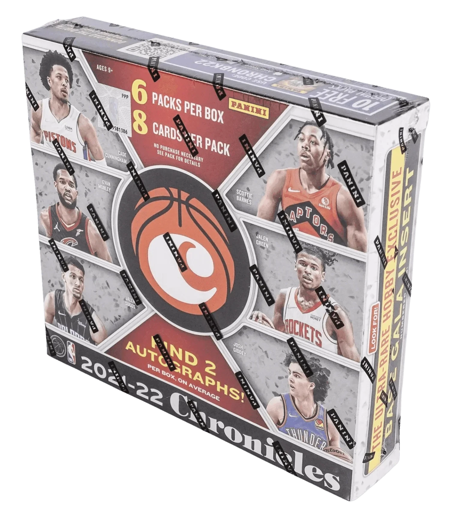 Panini - 2021/22 Chronicles Basketball (NBA) - Hobby Box(Panini 2021 22 Chronicles Basketball Nba Hobby Box 6 Packs) 2 Panini - 2021/22 Chronicles Basketball (NBA) - Hobby Box(Panini 2021 22 Chronicles Basketball Nba Hobby Box 6 Packs) - Image 2