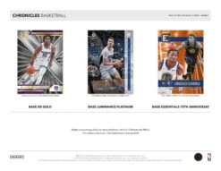 Panini - 2021/22 Chronicles Basketball (NBA) - Hobby Box(Panini 2021 22 Chronicles Basketball Nba Hobby Box 6 Packs) 12 Panini - 2021/22 Chronicles Basketball (NBA) - Hobby Box(Panini 2021 22 Chronicles Basketball Nba Hobby Box 6 Packs) -The Card Vault Store panini 202122 chronicles basketball nba hobby box the card vault 6