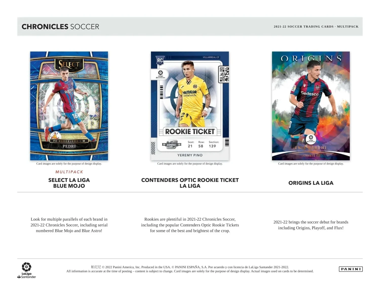 Panini - 2021/22 Chronicles Football (Soccer) - Fat Pack Box(Panini 2021 22 Chronicles Football Soccer Fat Pack Box) 3 Panini - 2021/22 Chronicles Football (Soccer) - Fat Pack Box(Panini 2021 22 Chronicles Football Soccer Fat Pack Box) - Image 3