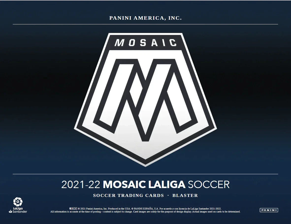 Panini - 2021/22 Mosaic La Liga Football (Soccer) - Blaster Box (6 Packs)(Panini 2021 22 Mosaic La Liga Football Blaster Box 6 Packs) 2 Panini - 2021/22 Mosaic La Liga Football (Soccer) - Blaster Box (6 Packs)(Panini 2021 22 Mosaic La Liga Football Blaster Box 6 Packs) - Image 2