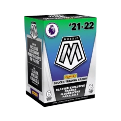 Panini - 2021/22 Mosaic Premier League Football (Soccer) - Blaster Box (6 Packs)(Panini 2021 22 Mosaic Premier League Football Blaster Box 6 Packs)