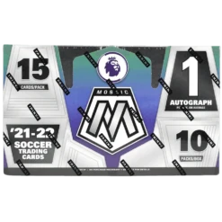 Panini - 2021/22 Mosaic Premier League Football (Soccer) - Hobby Box (10 Packs)(Panini 2021 22 Mosaic Premier League Football Hobby Box 15 Packs)
