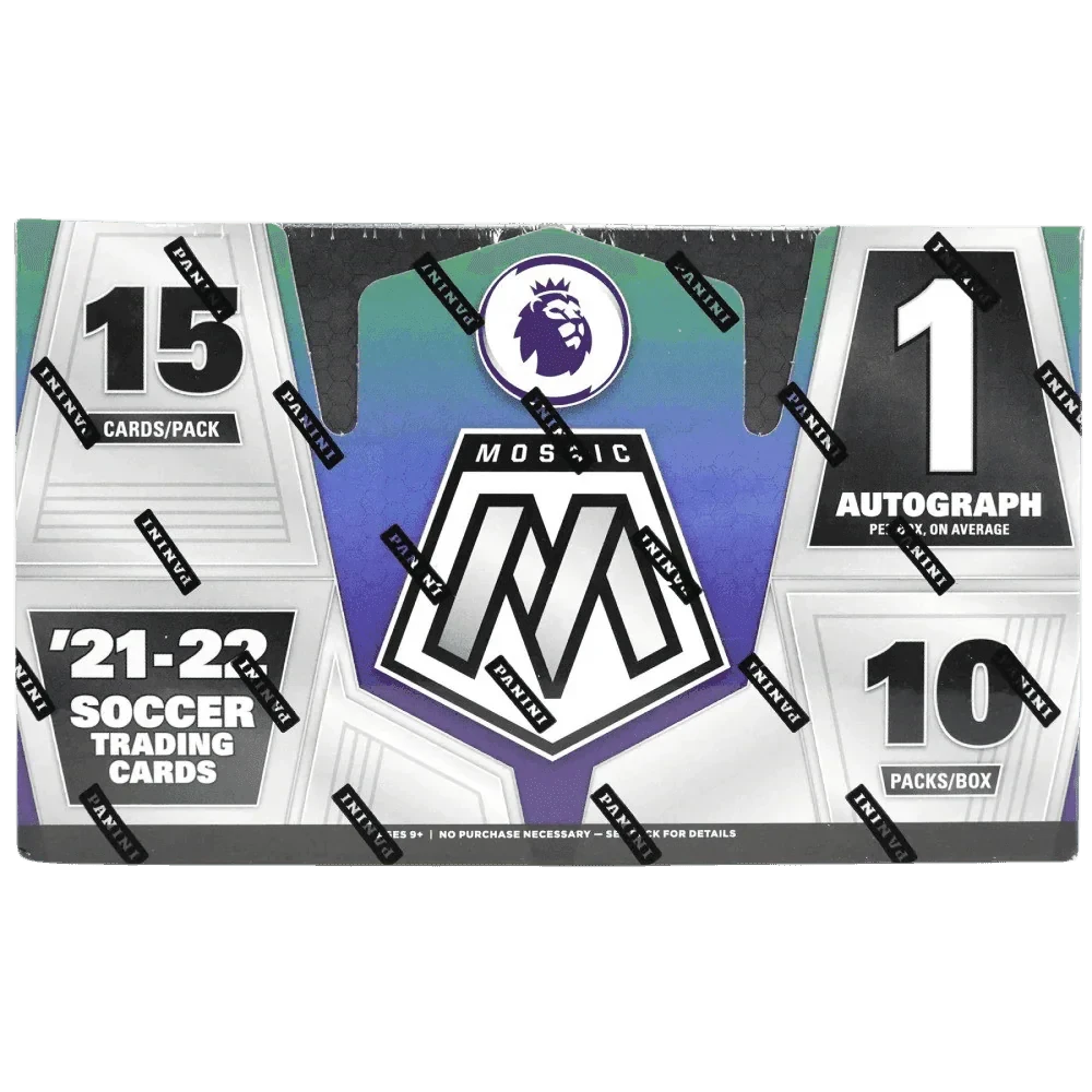 Panini - 2021/22 Mosaic Premier League Football (Soccer) - Hobby Box (10 Packs)(Panini 2021 22 Mosaic Premier League Football Hobby Box 15 Packs) 1 Panini - 2021/22 Mosaic Premier League Football (Soccer) - Hobby Box (10 Packs)(Panini 2021 22 Mosaic Premier League Football Hobby Box 15 Packs)