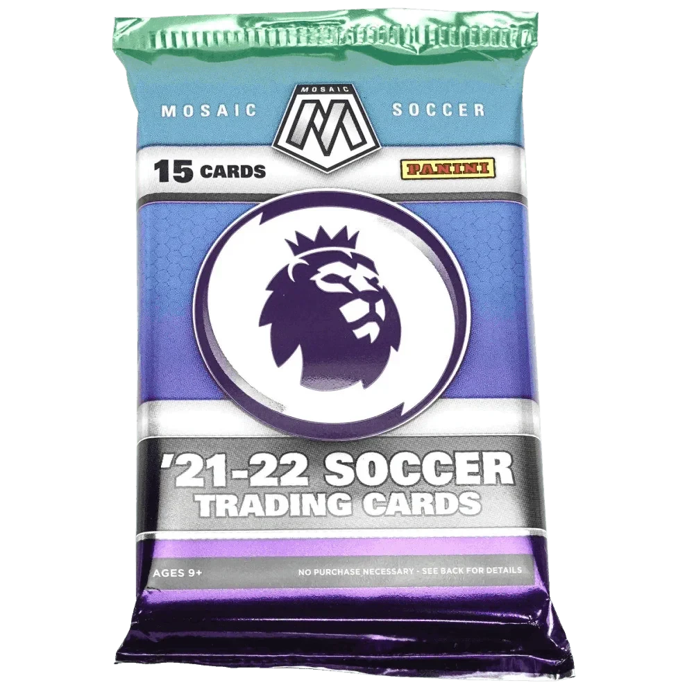 Panini - 2021/22 Mosaic Premier League Football (Soccer) - Hobby Box (10 Packs)(Panini 2021 22 Mosaic Premier League Football Hobby Box 15 Packs) 3 Panini - 2021/22 Mosaic Premier League Football (Soccer) - Hobby Box (10 Packs)(Panini 2021 22 Mosaic Premier League Football Hobby Box 15 Packs) - Image 3