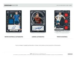 Panini - 2021/22 Obsidian Football (Soccer) - Hobby Box(Panini 2021 22 Obsidian Soccer Hobby Box) -The Card Vault Store panini 202122 obsidian football soccer hobby box the card vault 3