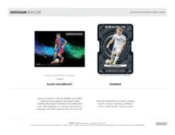 Panini - 2021/22 Obsidian Football (Soccer) - Hobby Box(Panini 2021 22 Obsidian Soccer Hobby Box) -The Card Vault Store panini 202122 obsidian football soccer hobby box the card vault 4