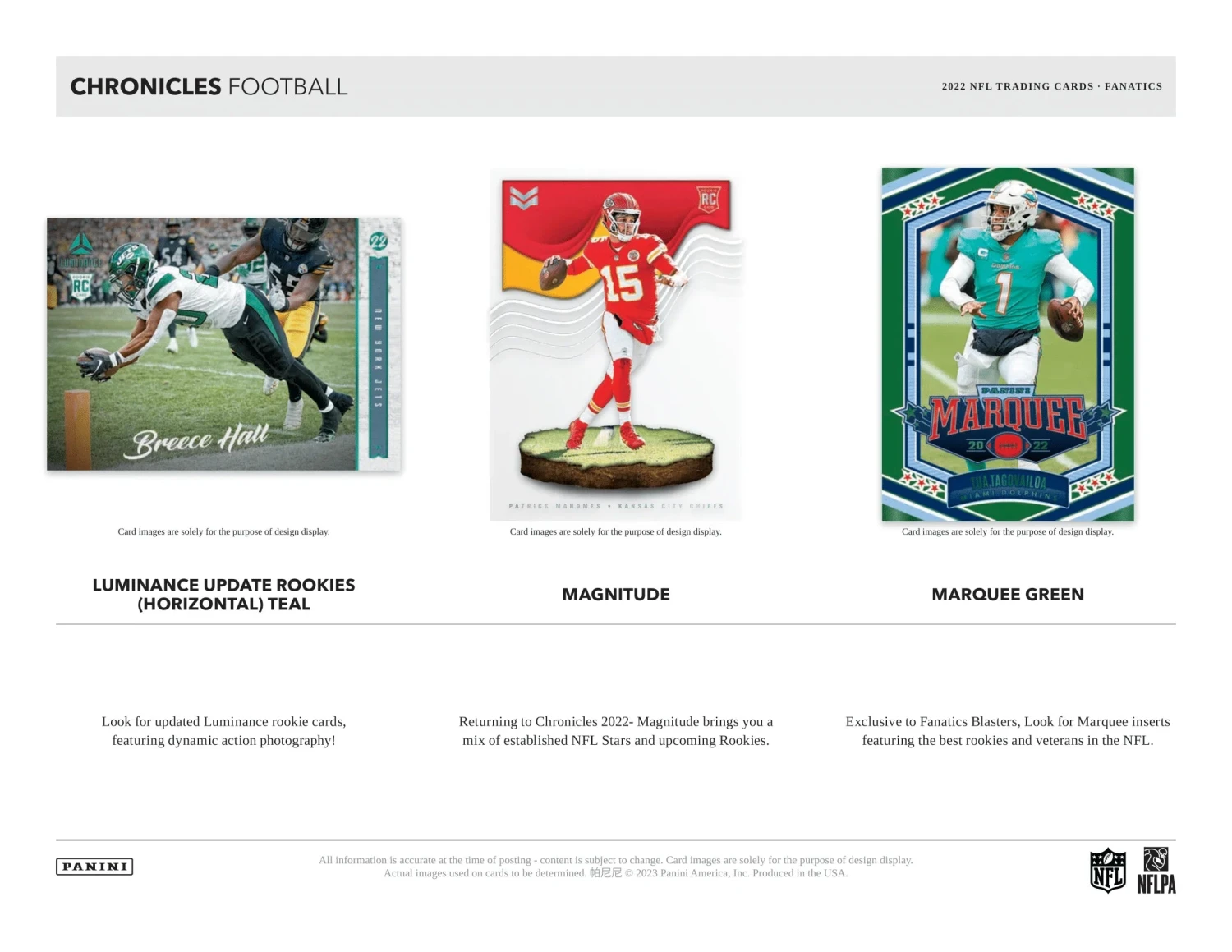 Panini - 2022 Chronicles American Football (NFL) - Fanatics Blaster Box(Panini 2022 Chronicles American Football Nfl Fanatics Blaster Box) 4 Panini - 2022 Chronicles American Football (NFL) - Fanatics Blaster Box(Panini 2022 Chronicles American Football Nfl Fanatics Blaster Box) - Image 4