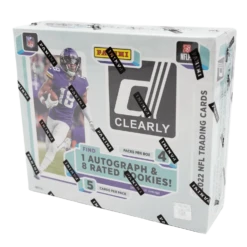 Panini - 2022 Clearly Donruss American Football (NFL) - Hobby Box(Panini 2022 Clearly Donruss American Football Nfl Hobby Box)