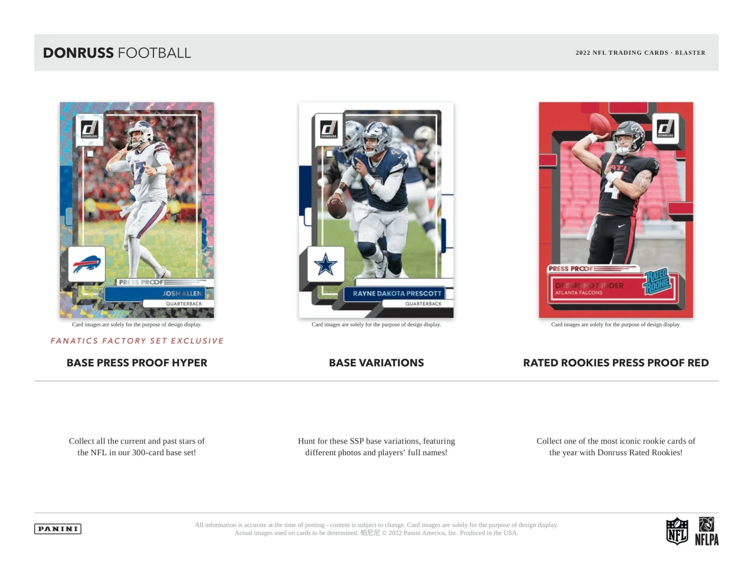 Panini - 2022 Donruss American Football (NFL) - Blaster Box (Fanatics)(Panini 2022 Donruss American Football Nfl Blaster Box Fanatics) 3 Panini - 2022 Donruss American Football (NFL) - Blaster Box (Fanatics)(Panini 2022 Donruss American Football Nfl Blaster Box Fanatics) - Image 3