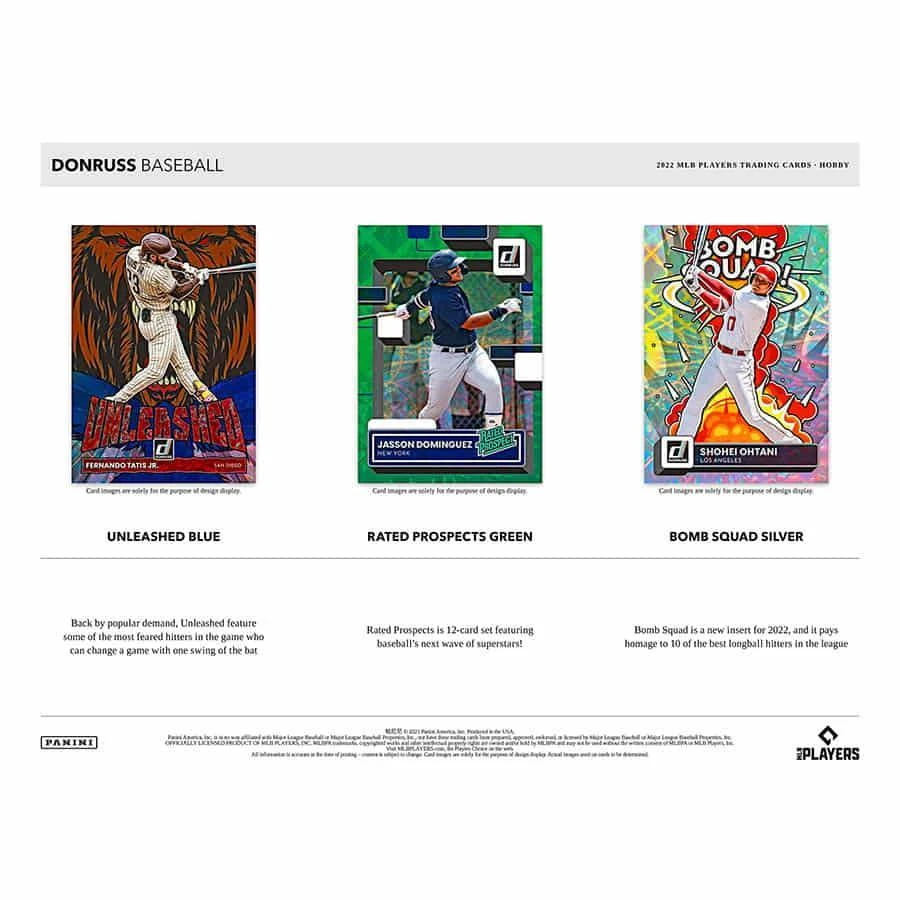Panini - 2022 Donruss Baseball (MLB) - Hobby Box(Panini 2022 Donruss Baseball Mlb Hobby Box) 3 Panini - 2022 Donruss Baseball (MLB) - Hobby Box(Panini 2022 Donruss Baseball Mlb Hobby Box) - Image 3