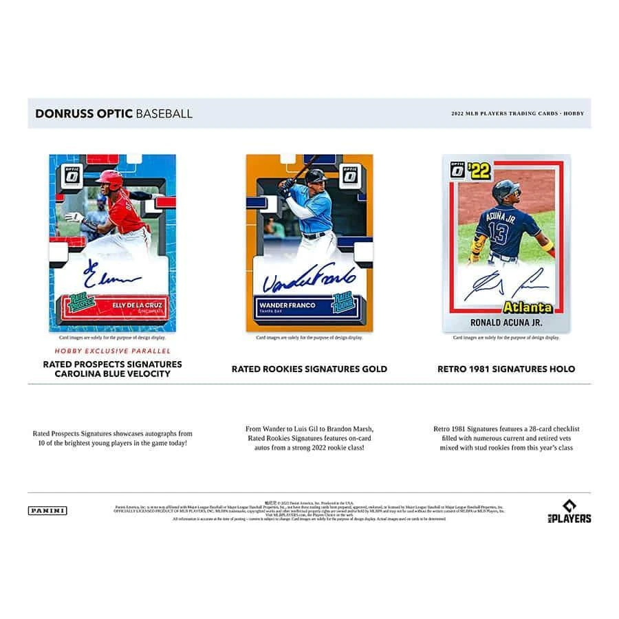 Panini - 2022 Donruss Optic Baseball (MLB) - Hobby Box(Panini 2022 Donruss Optic Baseball Mlb Hobby Box) 2 Panini - 2022 Donruss Optic Baseball (MLB) - Hobby Box(Panini 2022 Donruss Optic Baseball Mlb Hobby Box) - Image 2