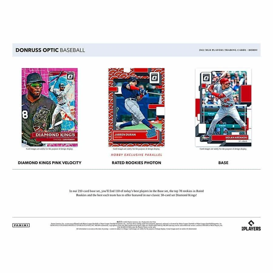 Panini - 2022 Donruss Optic Baseball (MLB) - Hobby Box(Panini 2022 Donruss Optic Baseball Mlb Hobby Box) 3 Panini - 2022 Donruss Optic Baseball (MLB) - Hobby Box(Panini 2022 Donruss Optic Baseball Mlb Hobby Box) - Image 3