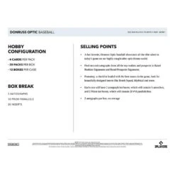 Panini - 2022 Donruss Optic Baseball (MLB) - Hobby Box(Panini 2022 Donruss Optic Baseball Mlb Hobby Box) 9 Panini - 2022 Donruss Optic Baseball (MLB) - Hobby Box(Panini 2022 Donruss Optic Baseball Mlb Hobby Box) -The Card Vault Store panini 2022 donruss optic baseball mlb hobby box the card vault 5