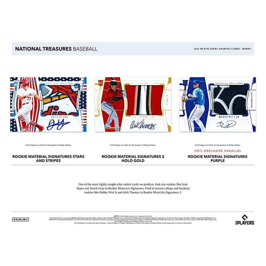 Panini - 2022 National Treasures Baseball (MLB) - Hobby Box(Panini 2022 National Treasures Baseball Mlb Hobby Box) 2 Panini - 2022 National Treasures Baseball (MLB) - Hobby Box(Panini 2022 National Treasures Baseball Mlb Hobby Box) - Image 2