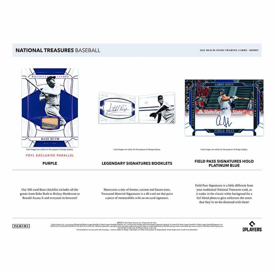 Panini - 2022 National Treasures Baseball (MLB) - Hobby Box(Panini 2022 National Treasures Baseball Mlb Hobby Box) 3 Panini - 2022 National Treasures Baseball (MLB) - Hobby Box(Panini 2022 National Treasures Baseball Mlb Hobby Box) - Image 3