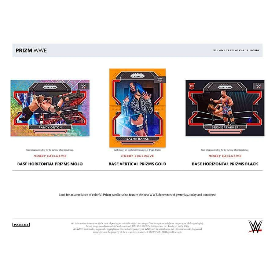 Panini - 2022 Prizm WWE Wrestling - Hobby Box (12 Packs)(Panini 2022 Wwe Prizm Hobby Box) 2 Panini - 2022 Prizm WWE Wrestling - Hobby Box (12 Packs)(Panini 2022 Wwe Prizm Hobby Box) - Image 2