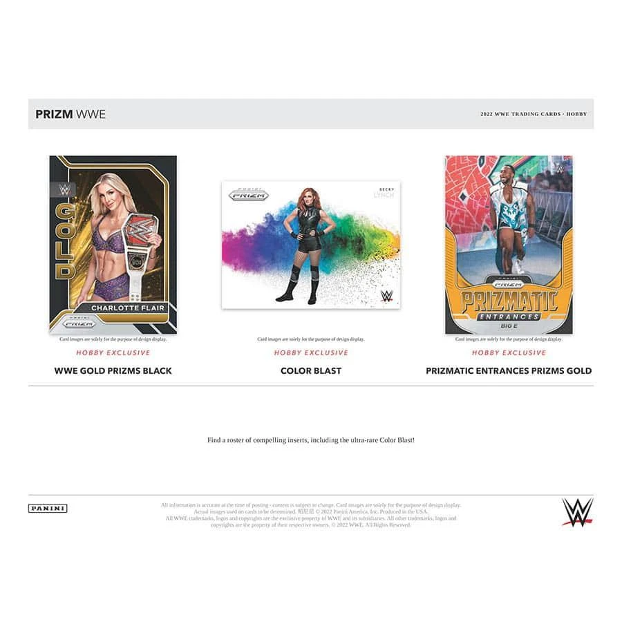 Panini - 2022 Prizm WWE Wrestling - Hobby Box (12 Packs)(Panini 2022 Wwe Prizm Hobby Box) 4 Panini - 2022 Prizm WWE Wrestling - Hobby Box (12 Packs)(Panini 2022 Wwe Prizm Hobby Box) - Image 4